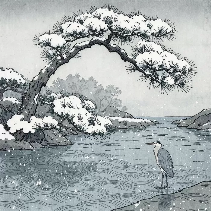 Snow Heron