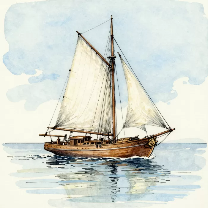 Wooden Yacht