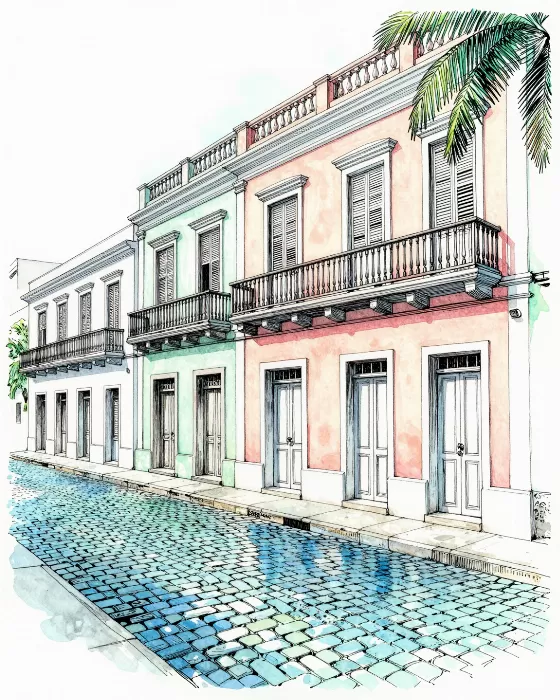 Turquoise Balconies