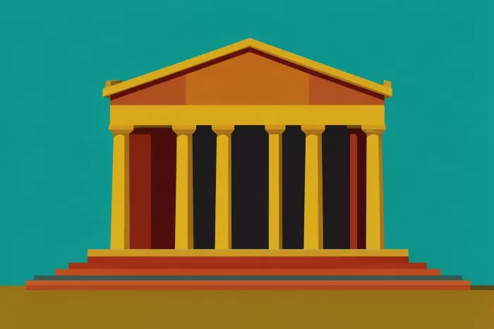 Retro Parthenon