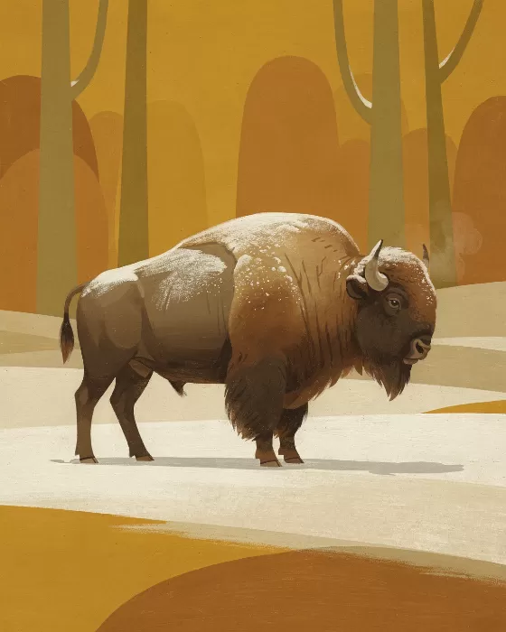 Frost Bison