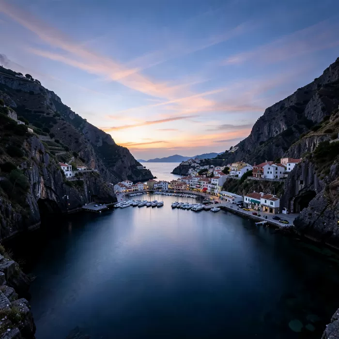 Oia Harbour