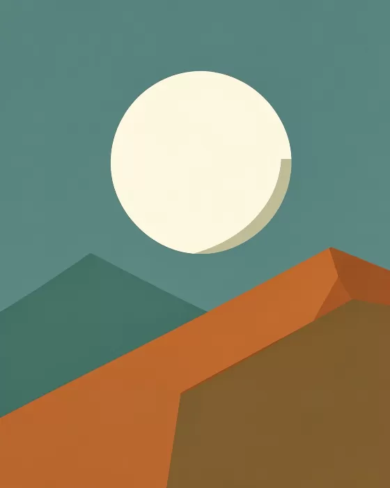 Teal Moon