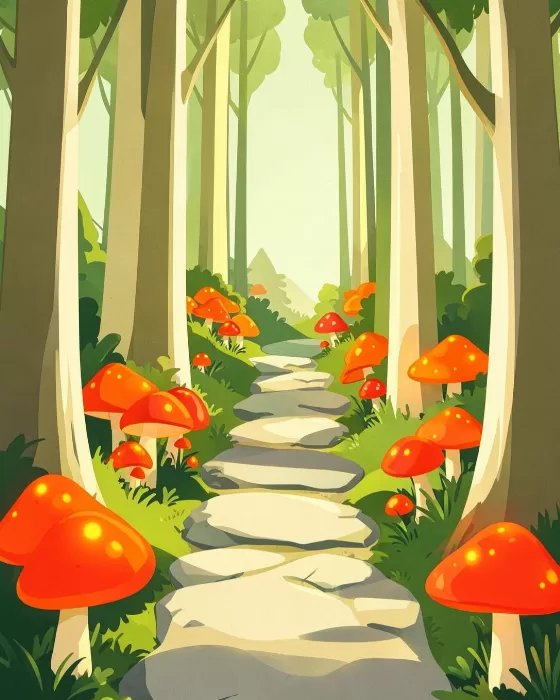 Sunlit Forest