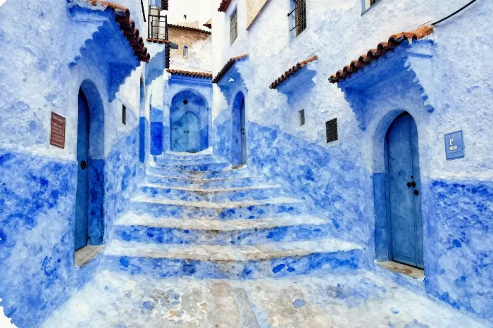 Chefchaouen Stairways