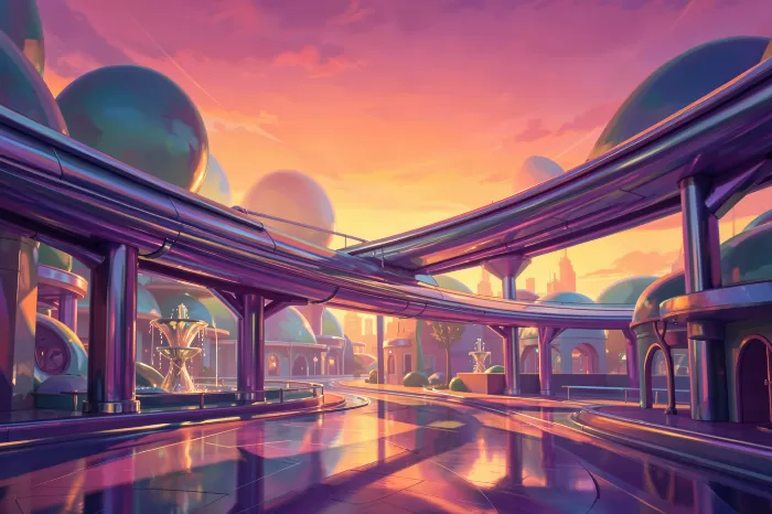 Sunset Metropolis