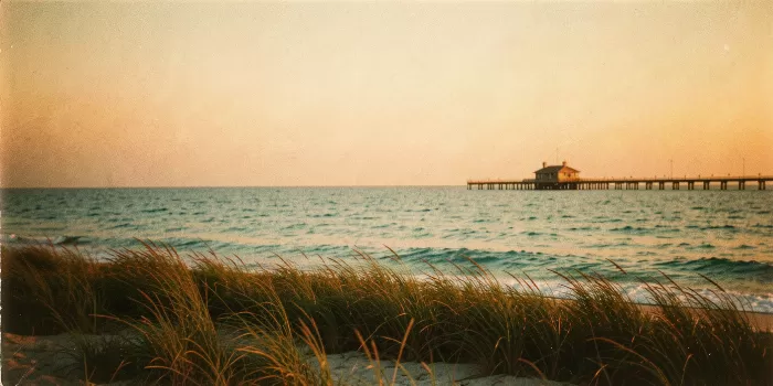 Beachgrass Sunset