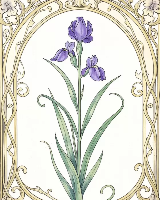 Iris Arabesque