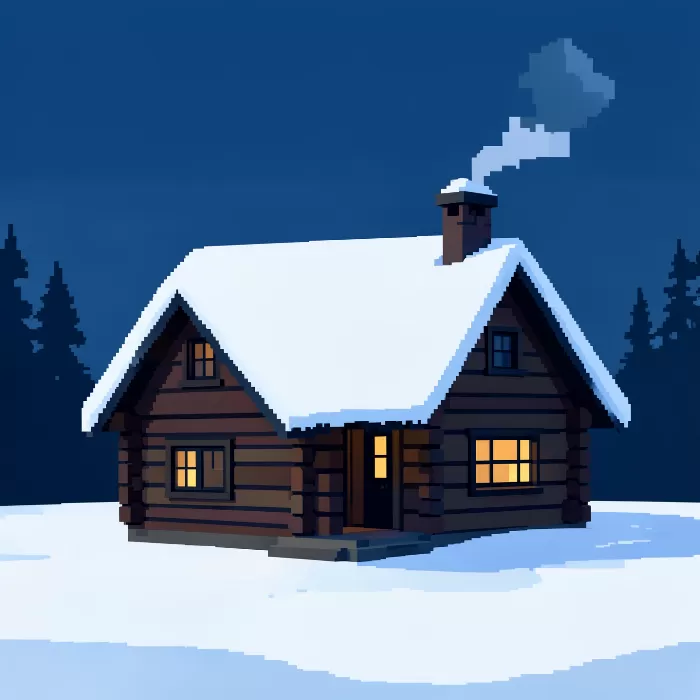 Cabin Snowdrift