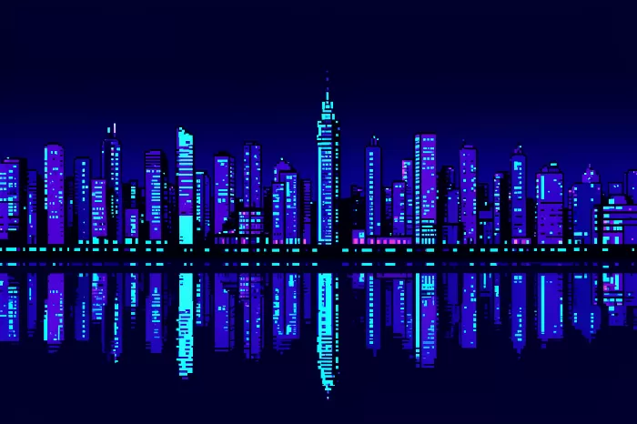 City Across Water