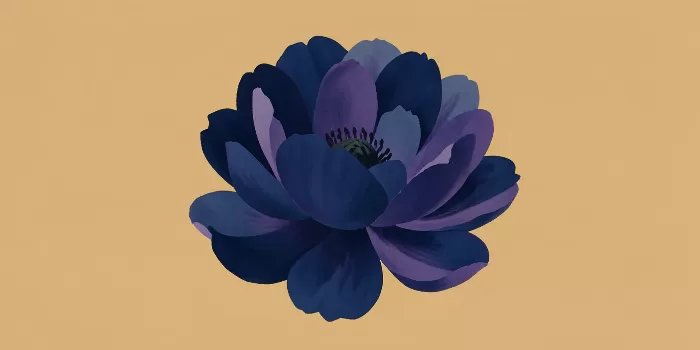 Indigo Peony