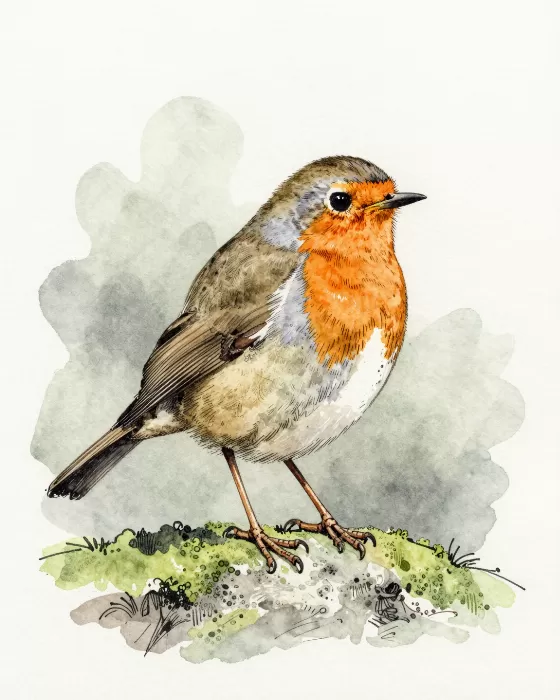 Robin Resting