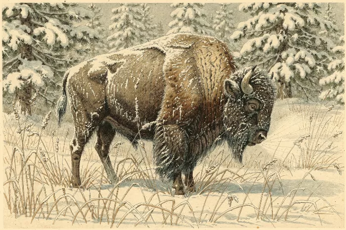 Bison Snow