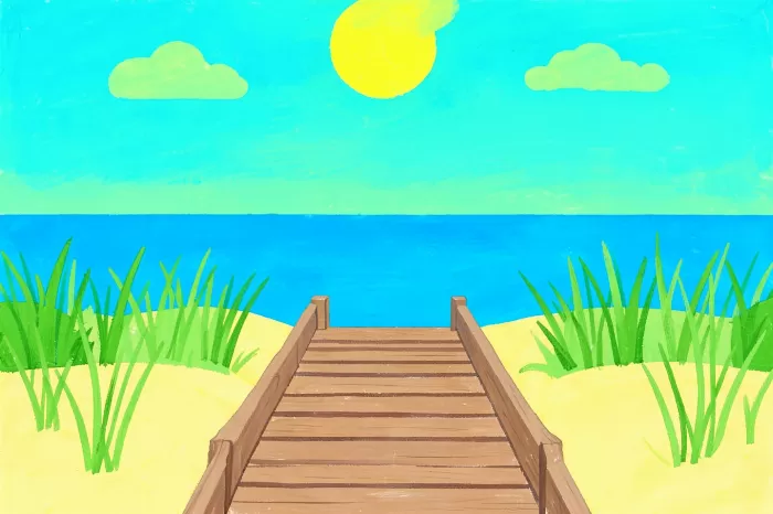 Sunny Boardwalk