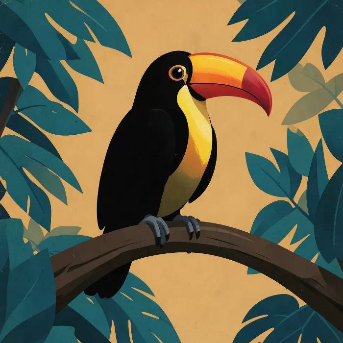 Toucan Postcard