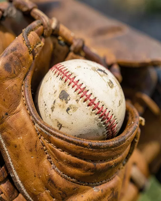 Worn Baseball