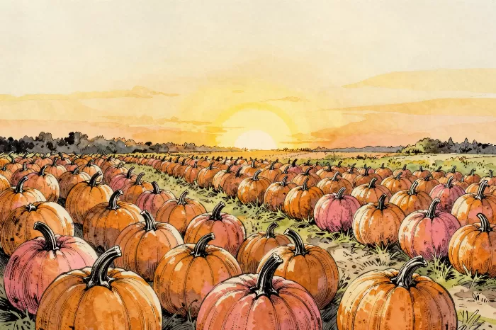 Sunset Pumpkins