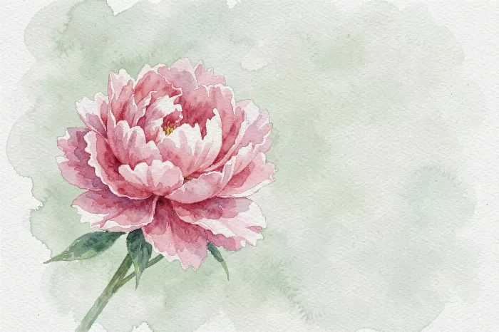 Ruffled Peony