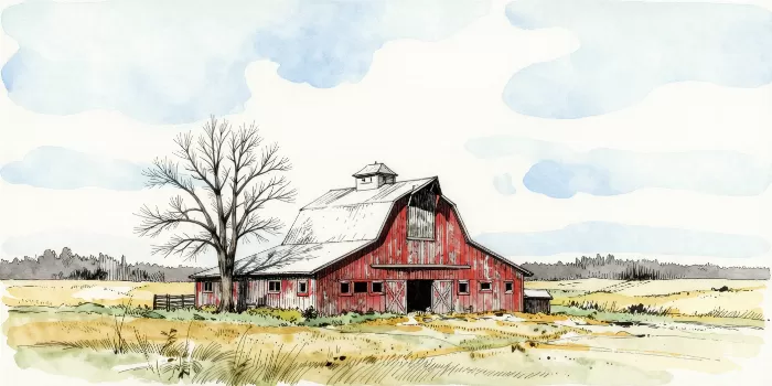Barn Linework