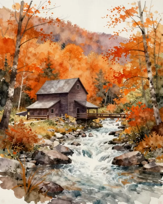 Autumn Gristmill