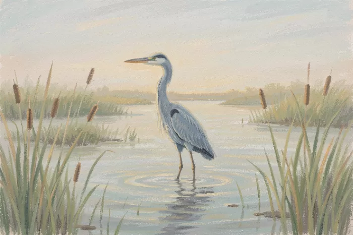 Heron At Rest