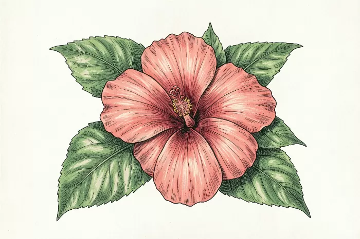 Antique Hibiscus