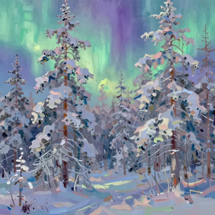 Frosty Woodland