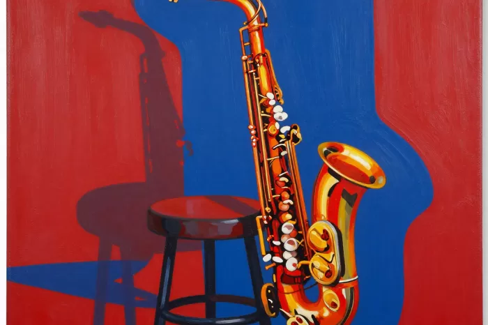 Blue Stool