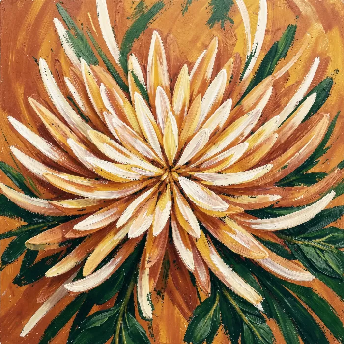 Rust Chrysanthemum