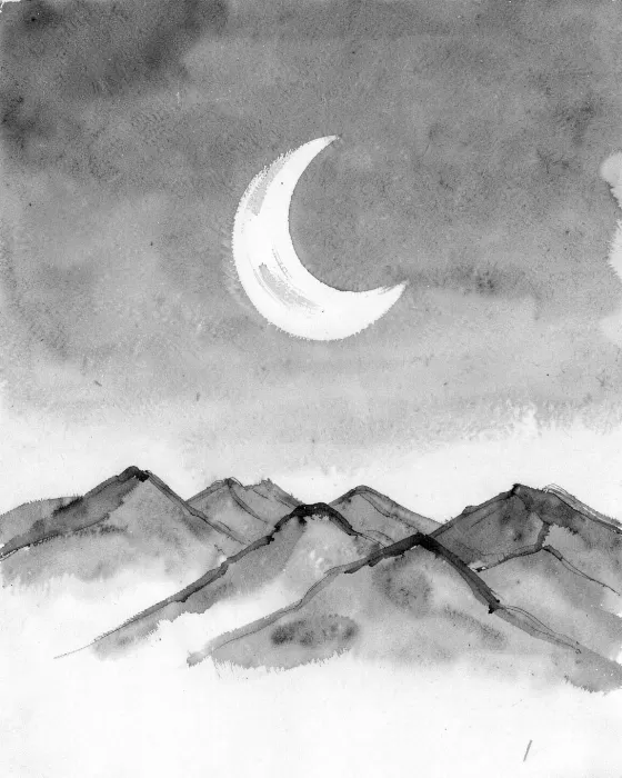 Moon Over Ridge