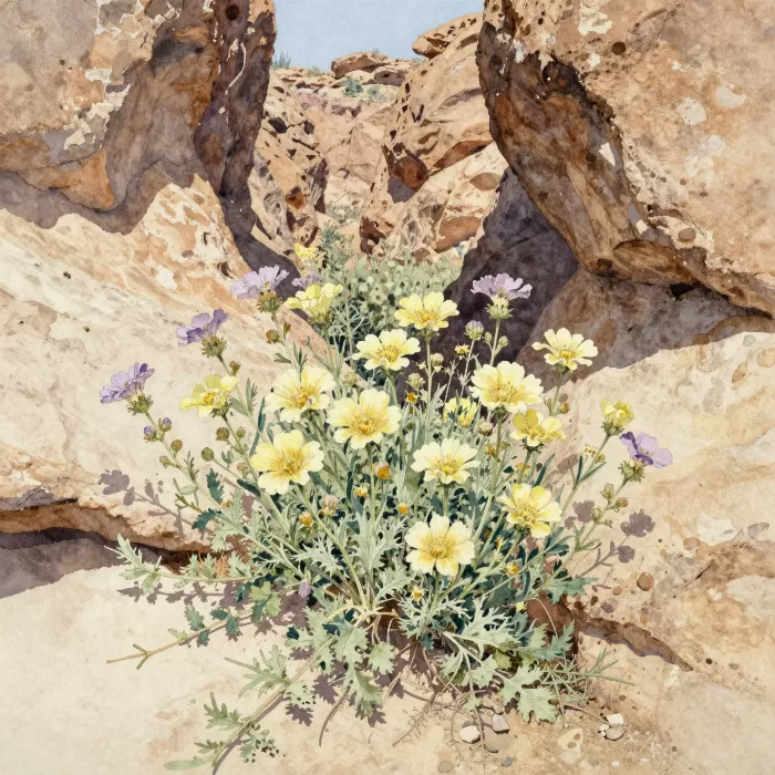 Crevice Flora