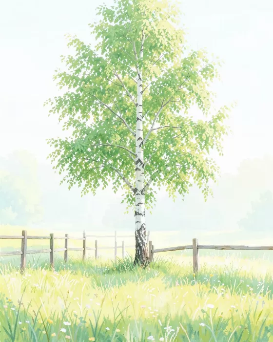 Birch Morning