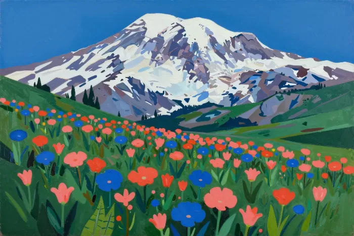 Cobalt Blossoms