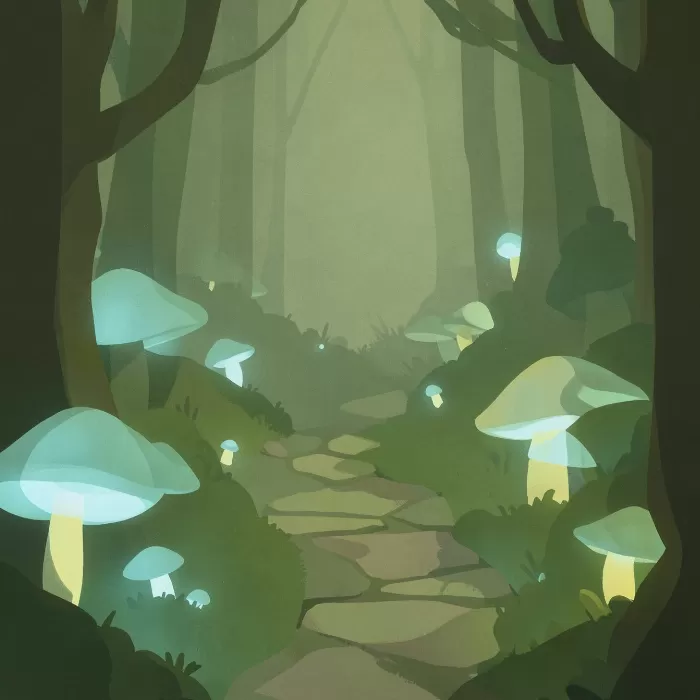 Glowing Pathway