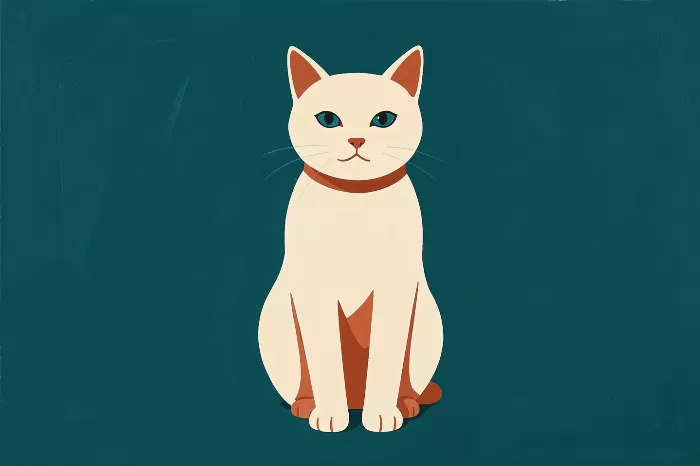 Teal Cat