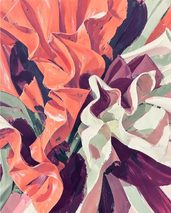 Coral Ruffles