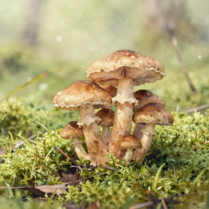 Mossy Mushrooms
