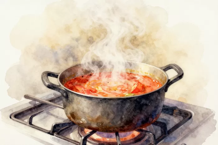 Simmering Soup