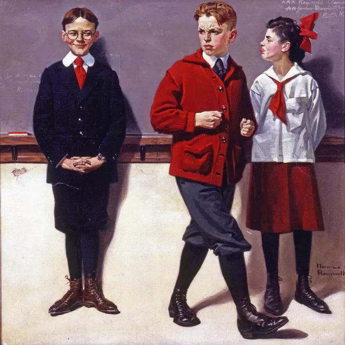 Norman Rockwell Cousin Reginald Spells Peloponnesus