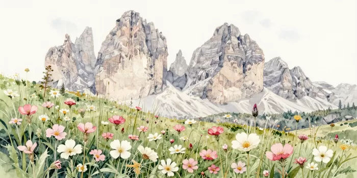 Tre Cime Wildflowers