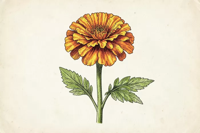 Tagetes Bloom