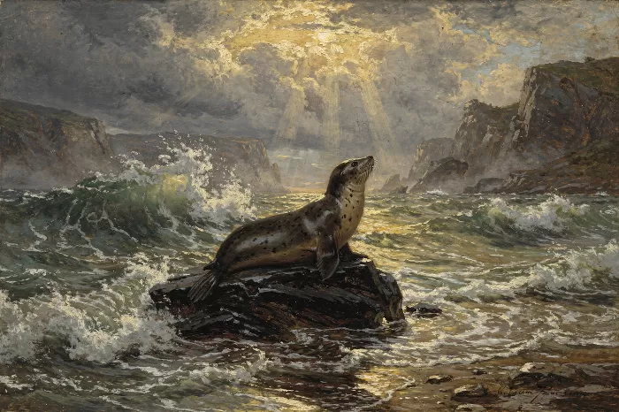 Seal at Dawn