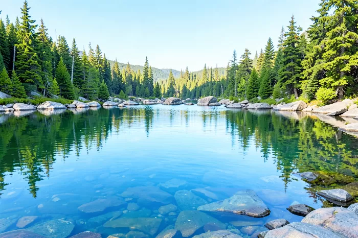 Spruce Reflections