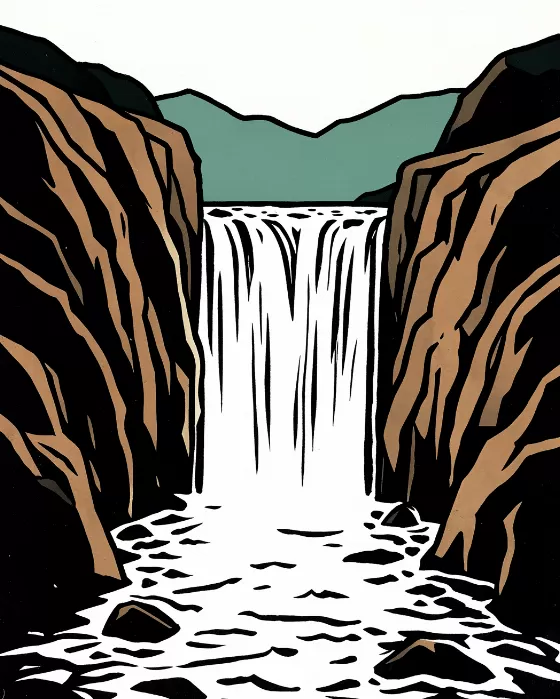 Carved Cascade