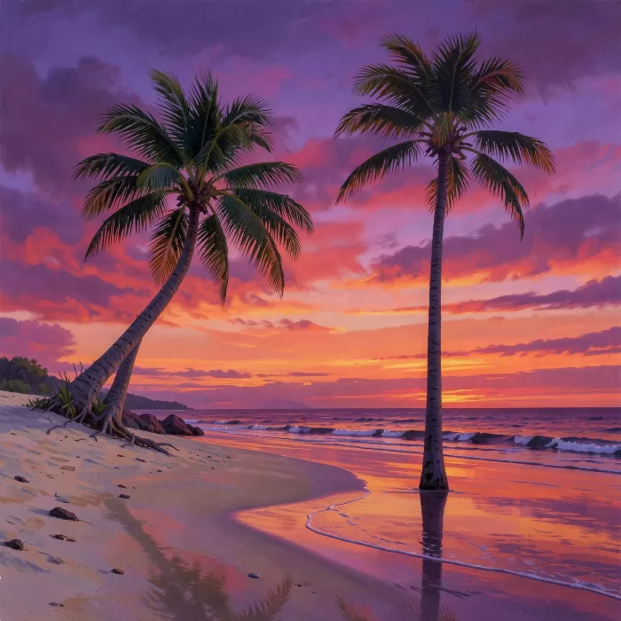 Twilight Palm