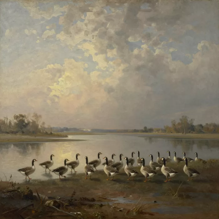 Geese Crossing