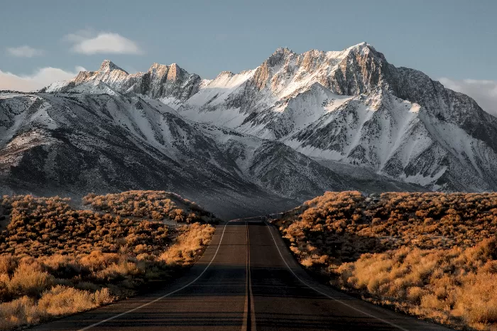 Scenic view of the Sierra Nevada