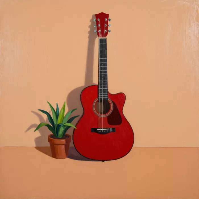 Red Guitar