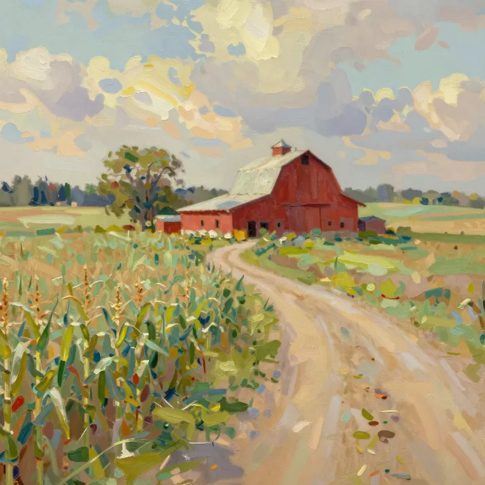 Rolling Cornfields