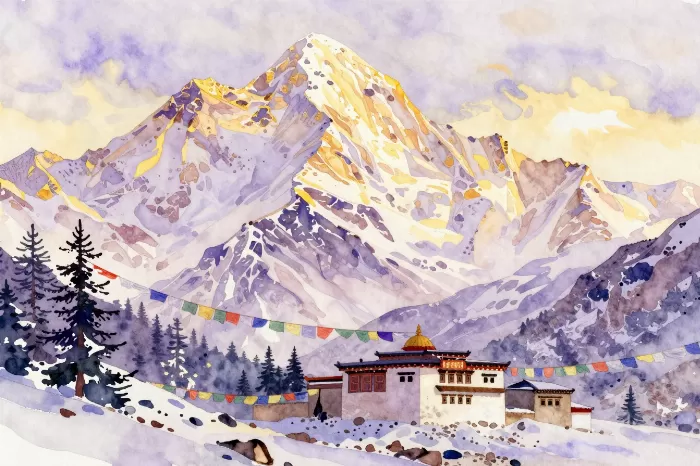 Monastery Morning